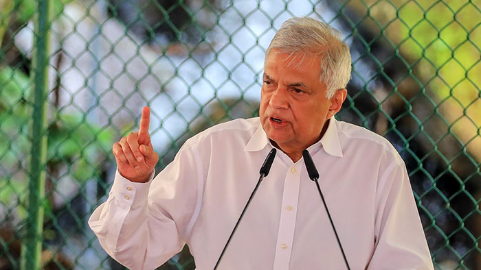 Sri Lanka President Ranil Wickremesinghe