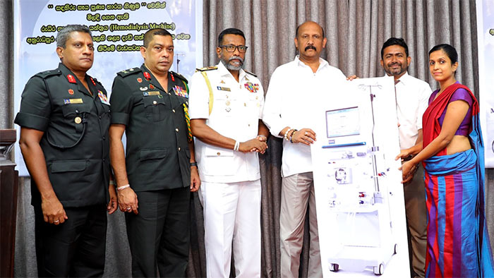 'Sandahiru Seya Charity Trust' donates Dialysis Machine to Anuradhapura Hospital