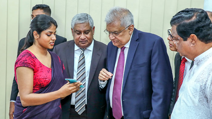 Launching ceremony of the online issuance of passports at the Homagama Divisional Secretariat Sri Lanka