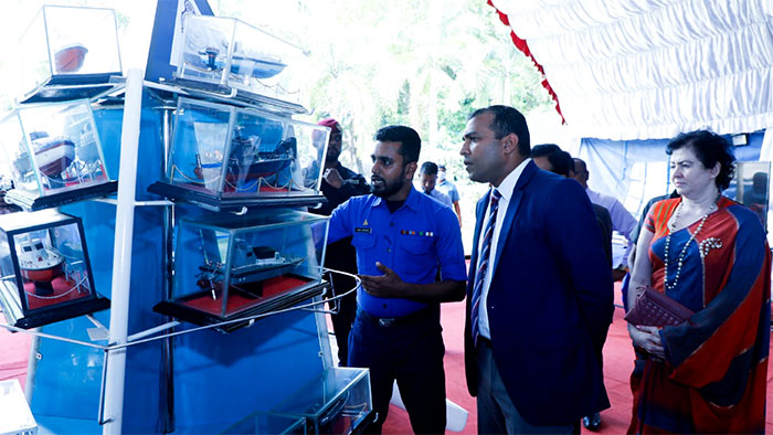 Sri Lanka's Acting Defence Minister Premitha Bandara Tennakoon attends National Industrial Exhibition