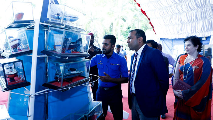 Sri Lanka&apos;s Acting Defence Minister Premitha Bandara Tennakoon attends National Industrial Exhibition