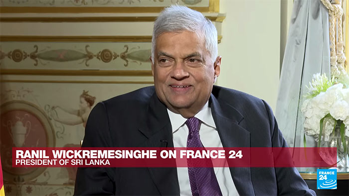 Sri Lanka President Ranil Wickremesinghe