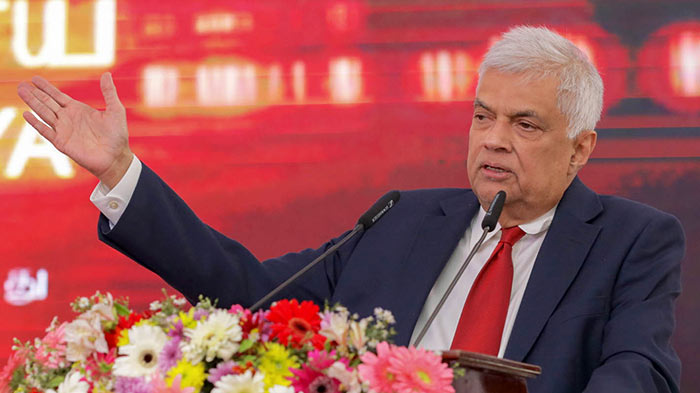 Sri Lanka President Ranil Wickremesinghe