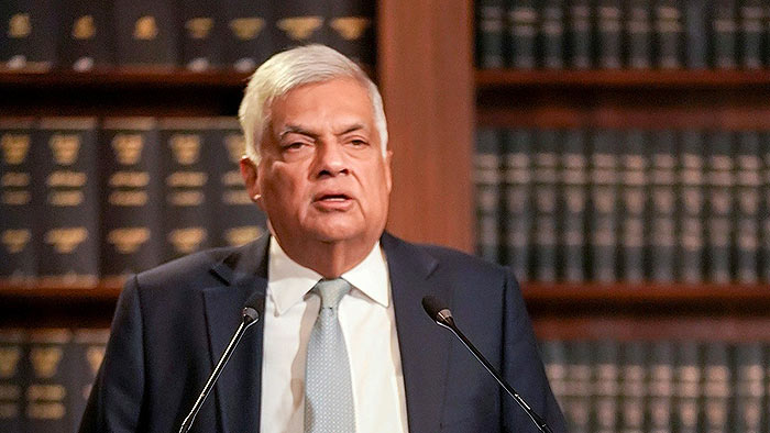 Sri Lanka President Ranil Wickremesinghe