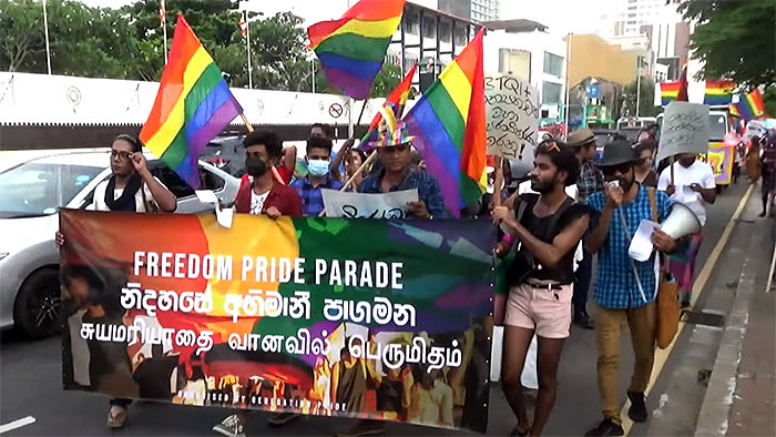 Sri Lanka&apos;s LGBTQ+ community holds Pride march