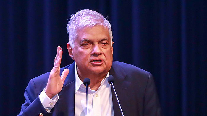 Sri Lanka President Ranil Wickremesinghe