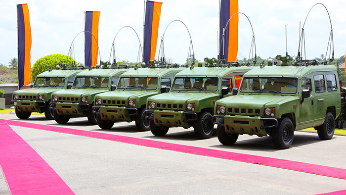 China donates military automobiles worth USD 6.2 million to Sri Lanka