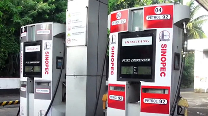 First Sinopec fuel station in Mattegoda Sri Lanka