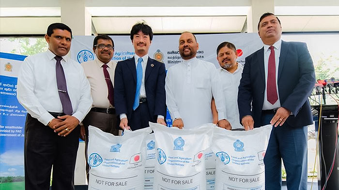 Japan grants 8,360 Metric Tonnes of fertiliser to Sri Lanka