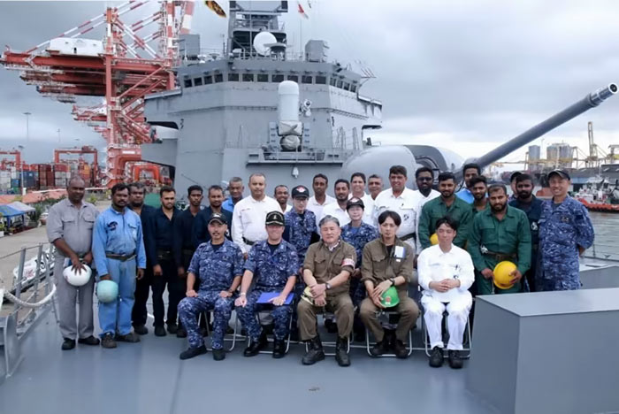 Japanese Maritime Self Defense Force in Colombo, Sri Lanka