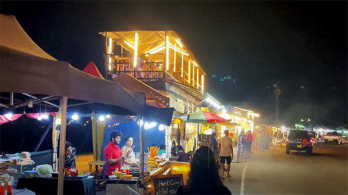 Kimbulawala street food in Sri Lanka