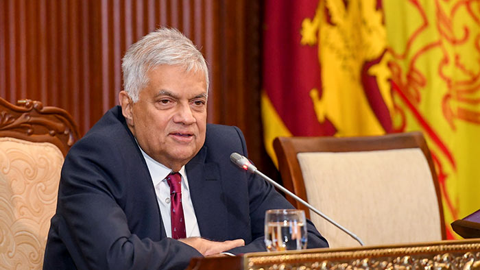 Sri Lanka President Ranil Wickremesinghe