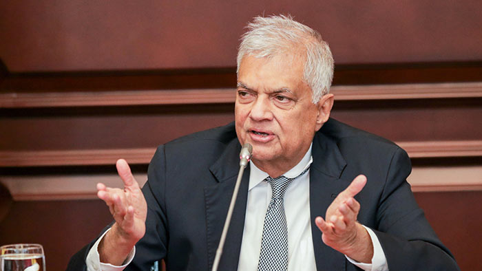 Sri Lanka President Ranil Wickremesinghe