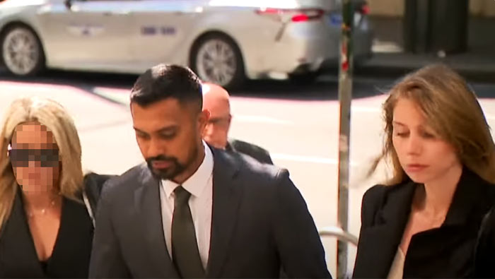 Sri Lanka Cricketer Danushka Gunathilaka with his new girlfriend in Australia