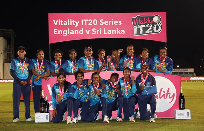Sri Lanka women's cricket team beat England women's cricket team with series triumph