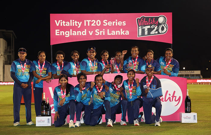 Sri Lanka women&apos;s cricket team beat England women&apos;s cricket team with series triumph