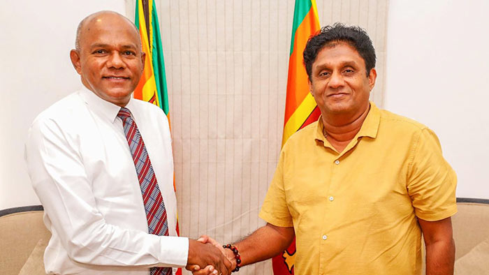 Daya Ratnayake with Sajith Premadasa
