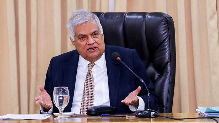 Sri Lanka President Ranil Wickremesinghe