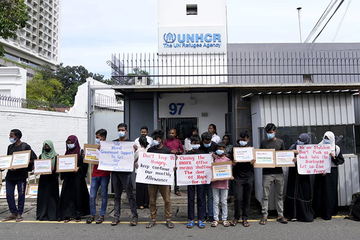 Rohingya refugees residing in Sri Lanka