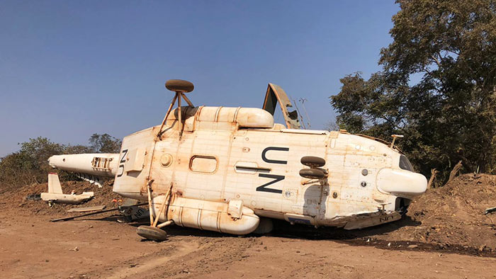 Sri Lanka Air Force Helicopter Crash in Central Africa