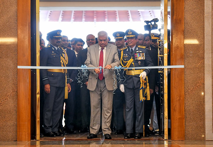 Sri Lanka President opens new Headquarters of Sri Lanka Air Force