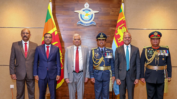 Sri Lanka President opens new Headquarters of Sri Lanka Air Force