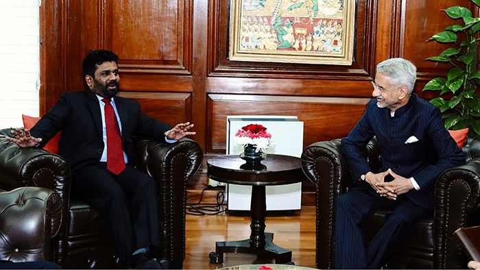 JVP Leader Anura Kumara Dissanayake meets India's Foreign Minister S. Jaishankar in Delhi