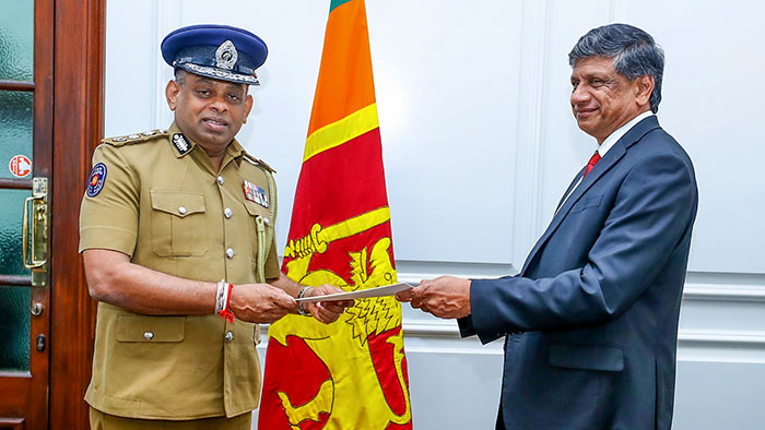 Deshabandu Tennakoon received an appointment letter from the Secretary to the President, Saman Ekanayake