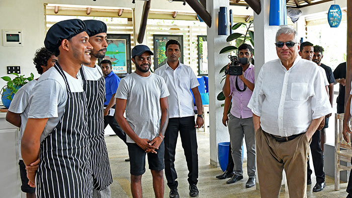 Sri Lanka President visits Tangalle and Galle to assess revival of tourism in South Coast