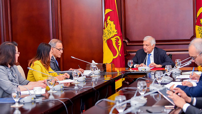 U.S. Deputy Secretary of State for Management and Resources, Richard Verma meets Sri Lankan President Ranil Wickremesinghe