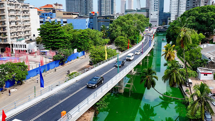 Flyover in Kompanna Vidiya Sri Lanka