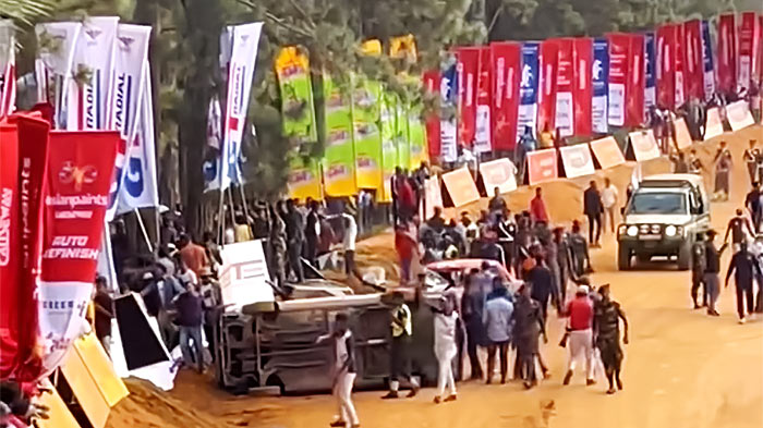 Accident at Fox Hill Super Cross 2024 in Diyatalawa, Sri Lanka