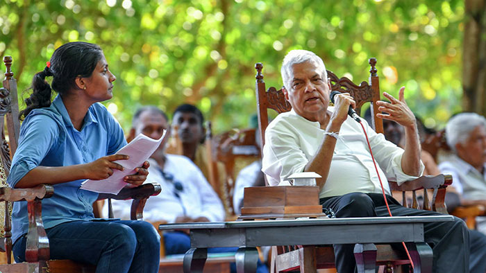 Sri Lanka President Ranil Wickremesinghe