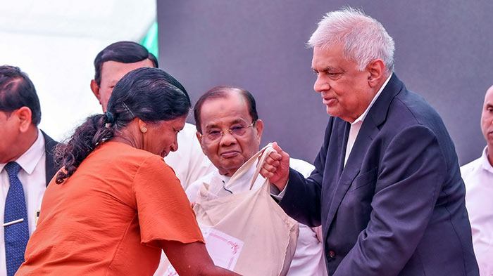Sri Lanka President Ranil Wickremesinghe initiates monthly rice distribution for low-income families