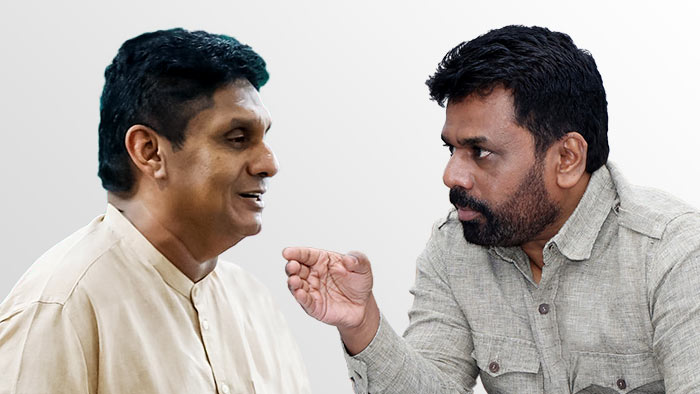 Sajith Premadasa and Anura Kumara Dissanayake