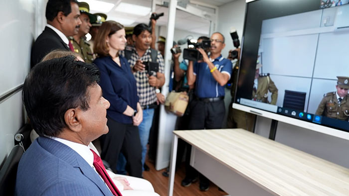 Justice Minister Wijeyadasa Rajapakshe inaugurates mobile courts across three prisons in Sri Lanka