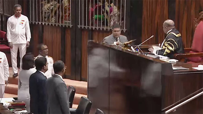 Mujibur Rahuman sworn in as a Member of Parliament