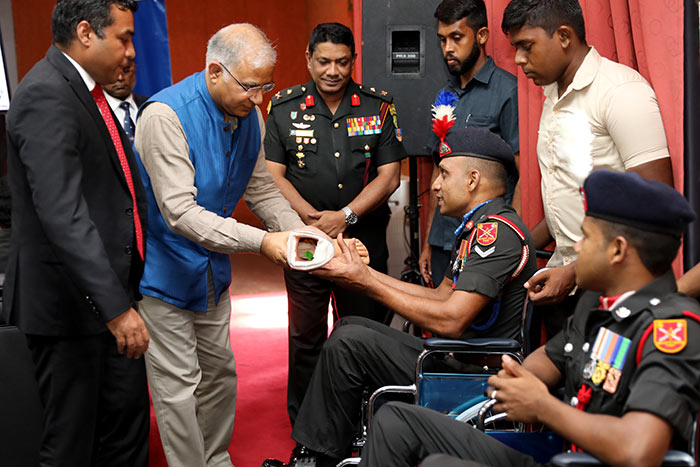 Prosthetic limb distribution ceremony held at Ranaviru Sevana in Ragama Sri Lanka