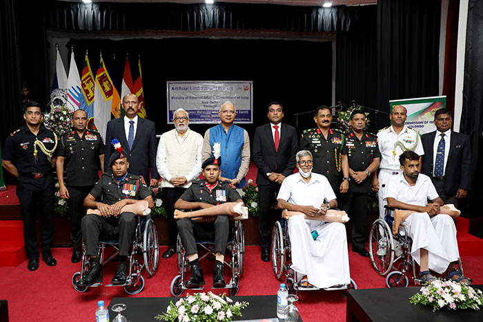 Prosthetic limb distribution ceremony held at Ranaviru Sevana in Ragama Sri Lanka