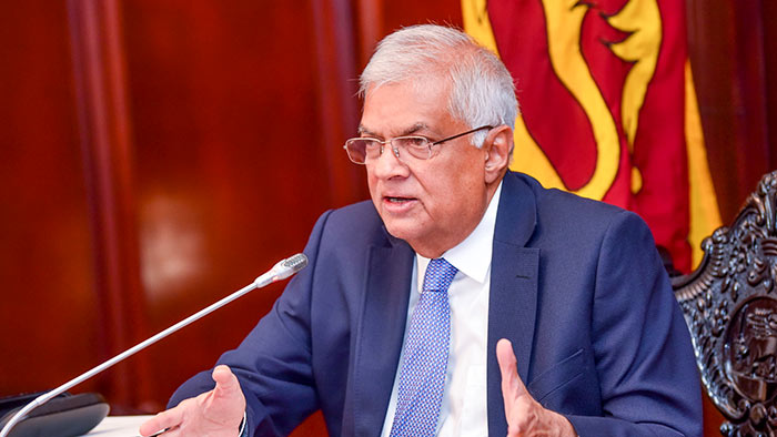 Sri Lanka President Ranil Wickremesinghe