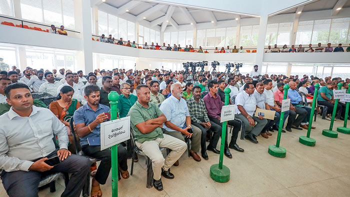 People at UNP Head Office Sirikotha Sri Lanka