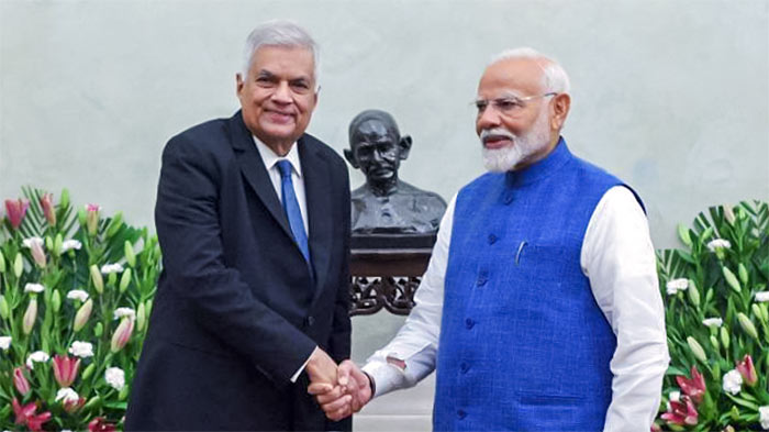 Sri Lankan President Ranil Wickremesinghe attends Narendra Modi's third-term swearing-in
