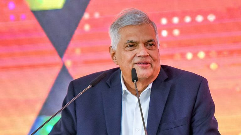 Sri Lankan President Ranil Wickremesinghe