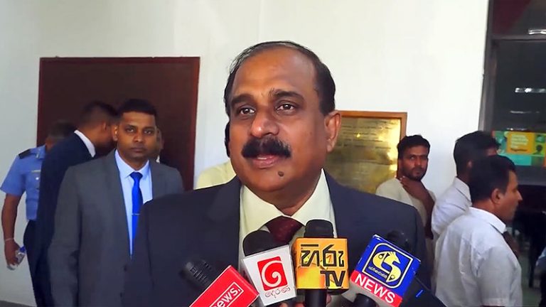 Deputy Minister of Defence, Retired Major General Aruna Jayasekera