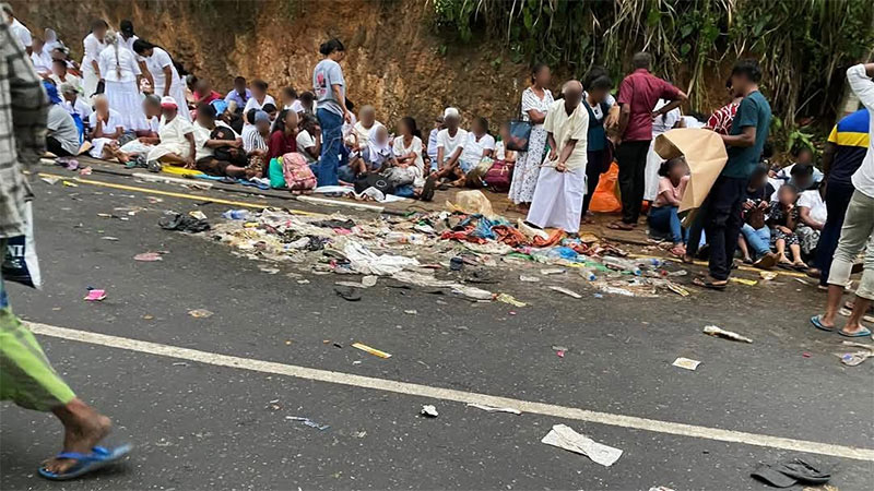 Kandy faces public outcry over garbage during 'Siri Dalada Vandanawa'