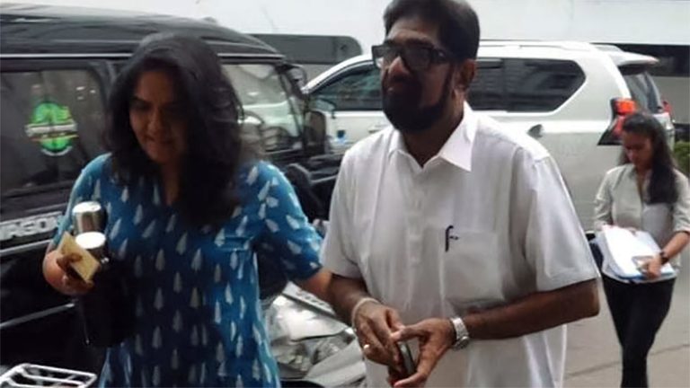 Keheliya Rambukwella arriving at the CID