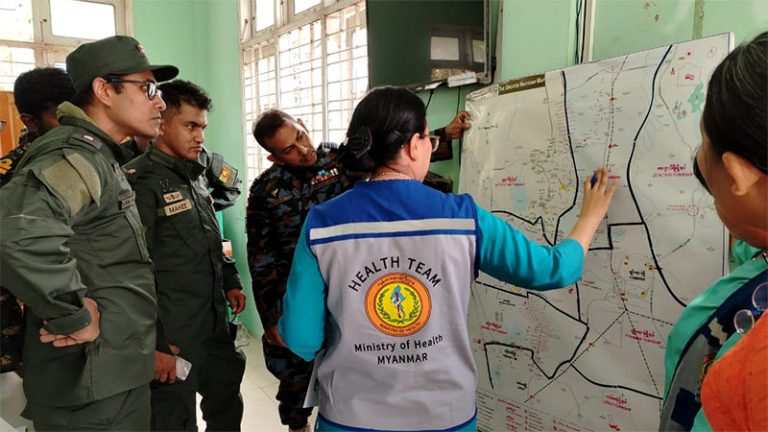 Sri Lankan humanitarian team aids earthquake victims in Myanmar