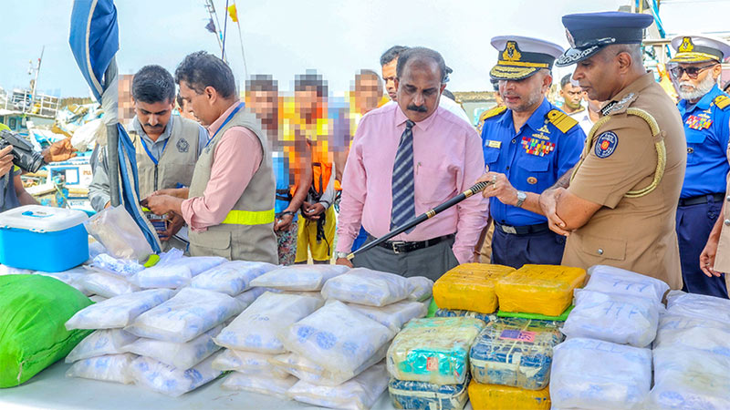 Sri Lanka Navy Seizes 778kg of Heroin, Ice