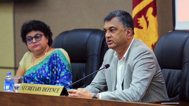 Defence Secretary Air Vice Marshal Sampath Thuyacontha (Retired)