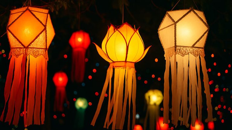 Vesak lanterns
